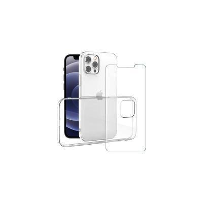 Protector cristal templado + carcasa híbrida iPhone 13 Mini