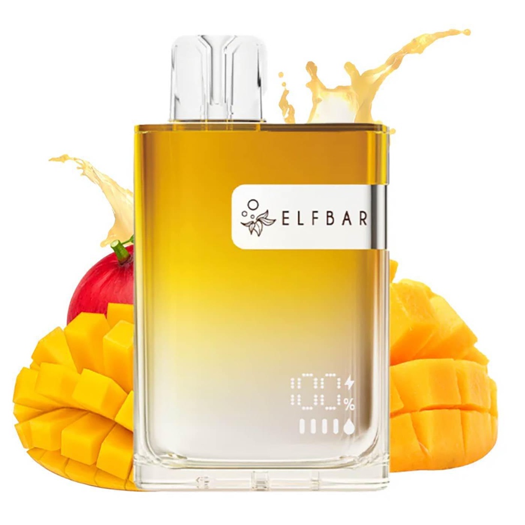 Vaper desechable ELFBAR CR8000 Mango Sin Nicotina