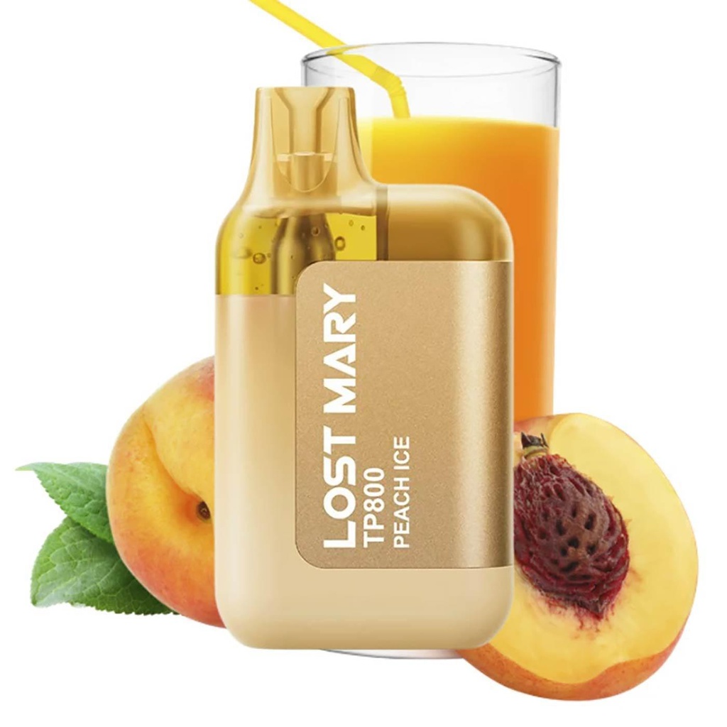 Vaper desechable Lost Mary TP800 Peach Ice 20MG