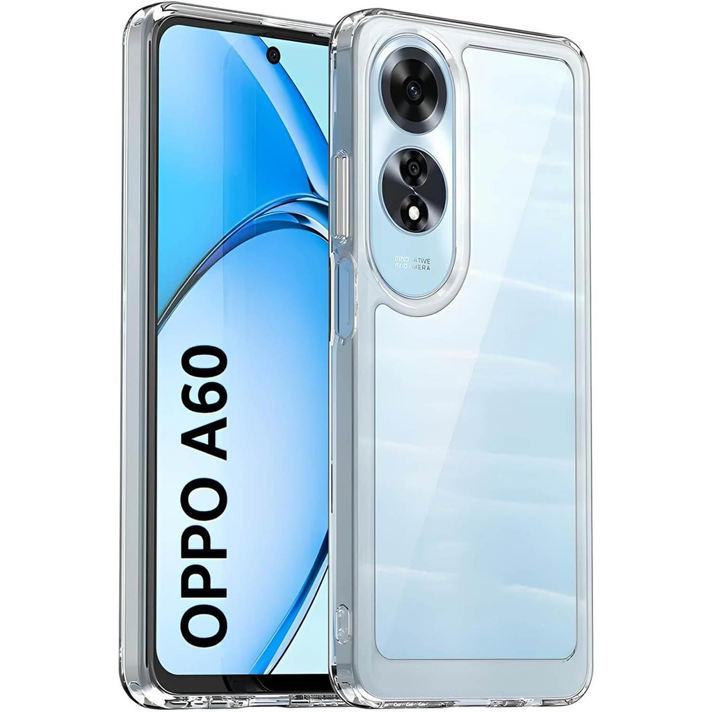 Carcasa Oppo A60 hybrid (bumper + trasera transparente)