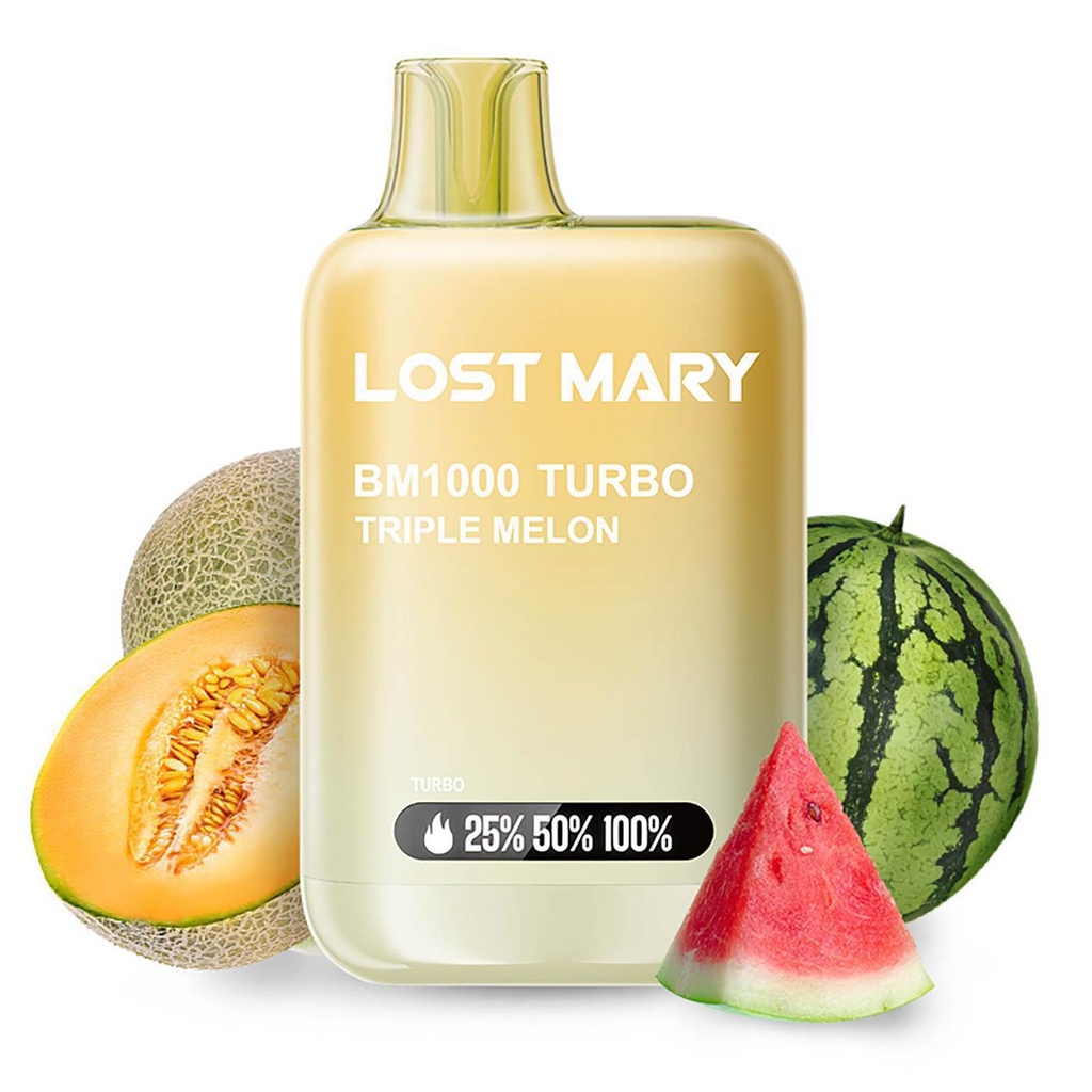 Vaper Lost Mary BM1000 TURBO Triple Melon 20mg