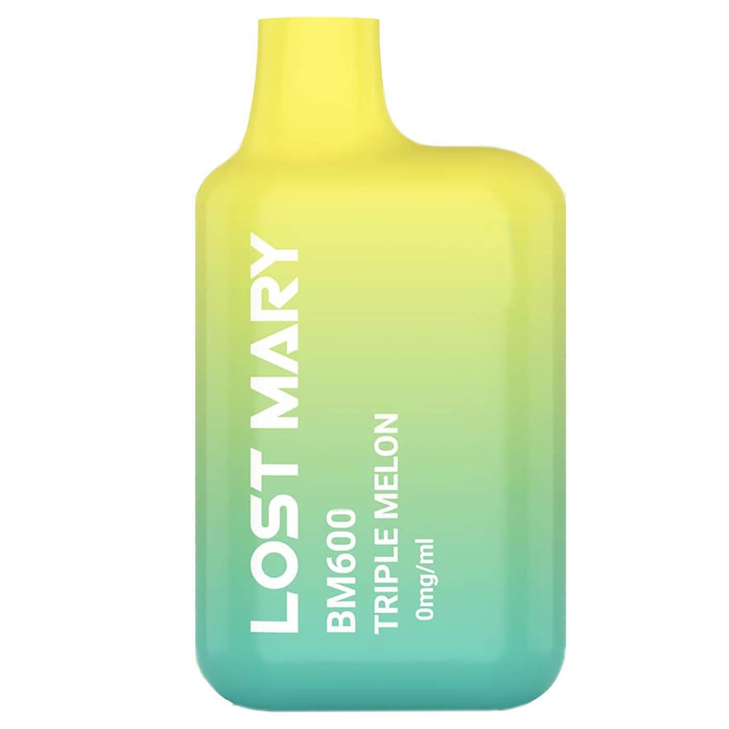 Vaper desechable ELFBAR Lost Mary BM600 Triple Melon Sin Nicotina