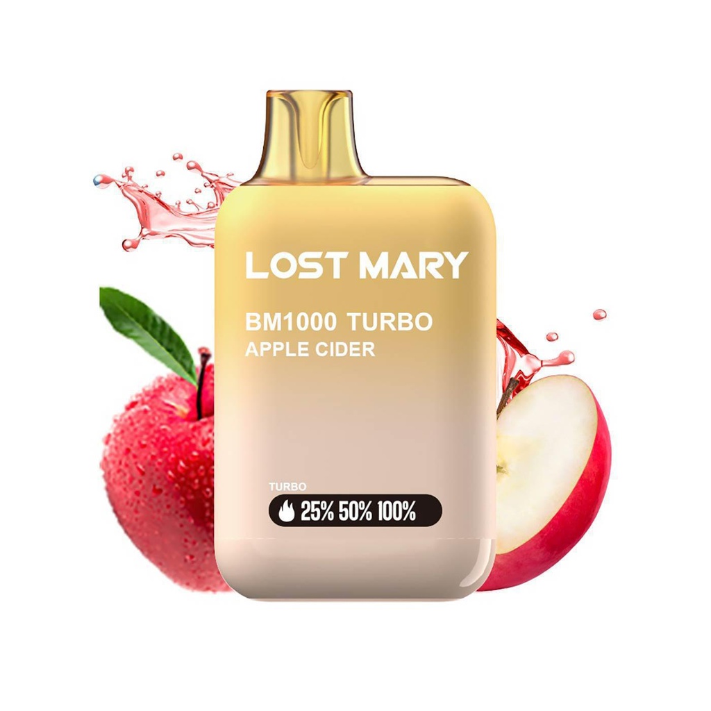 Vaper Lost Mary BM1000 TURBO Apple Cider 20mg