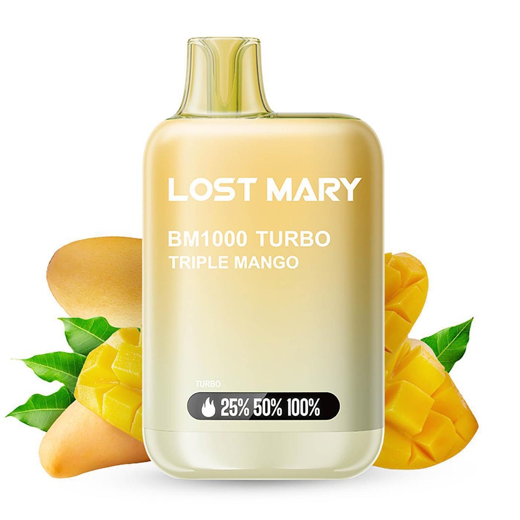 Vaper Lost Mary BM1000 TURBO Triple Mango 20mg
