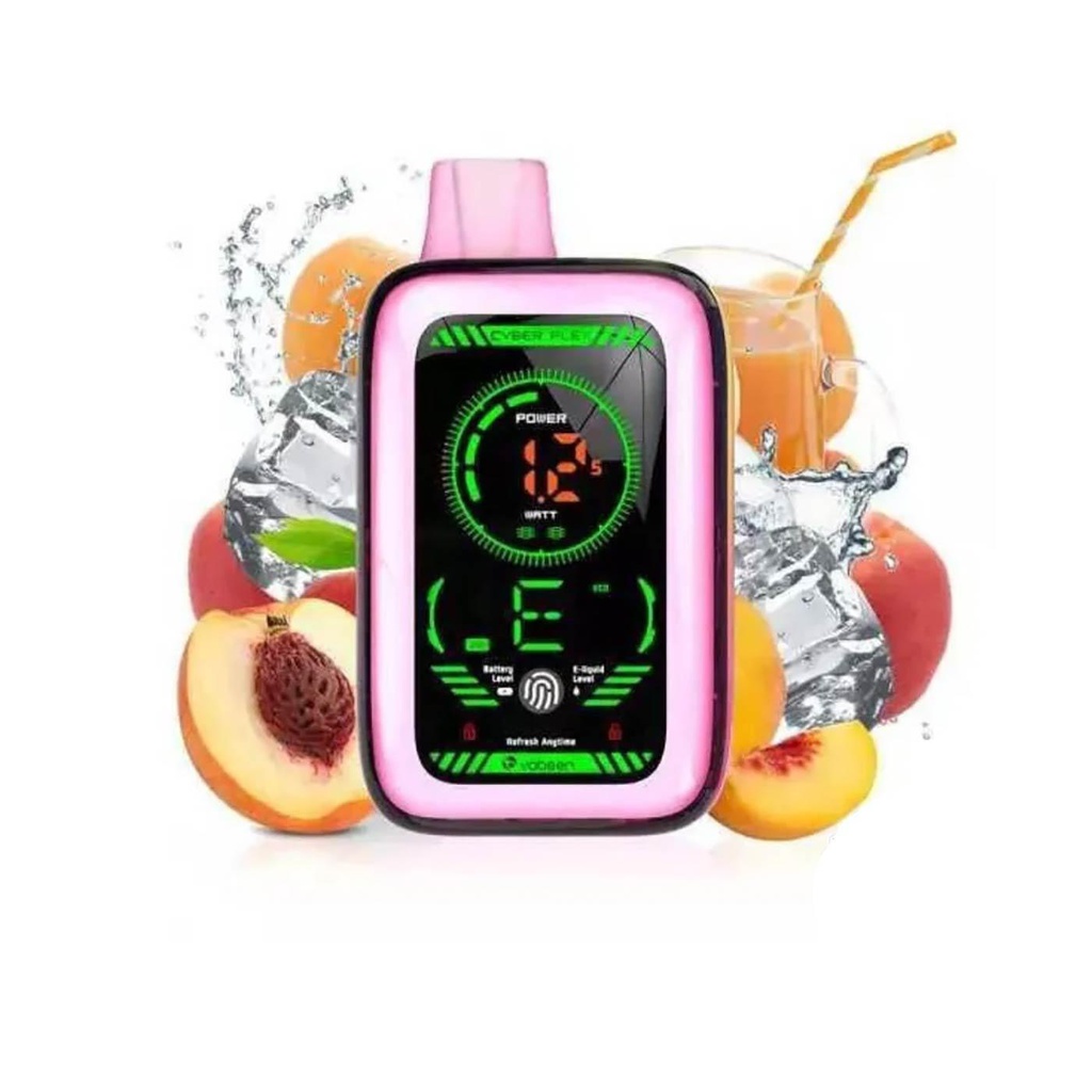 Muss Cyber Flex Juicy Peach Ice Sin Nicotina 18ML