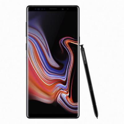 Maqueta original Samsung Galaxy Note 9 con simulación de pantalla encendida, color