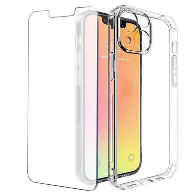 Protector cristal templado + carcasa híbrida iPhone 14 Plus