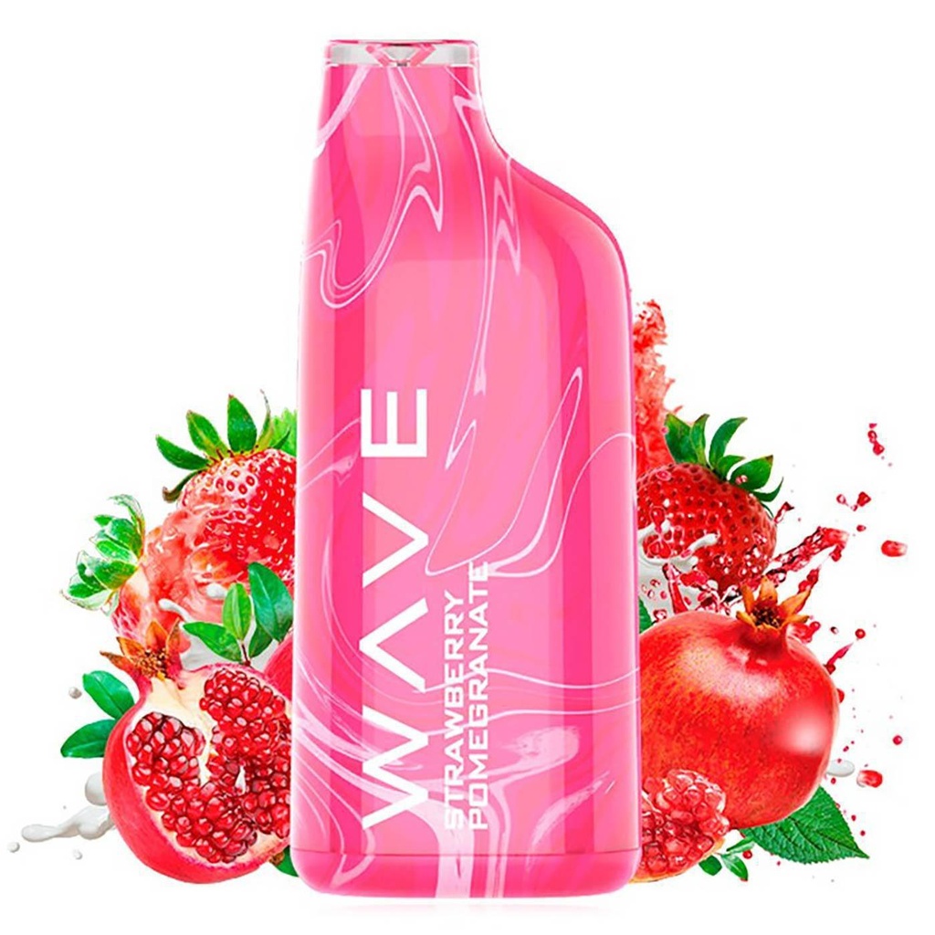 Vaper desechable Bud Vape Wave 800 Strawberry Pomegranate 20MG