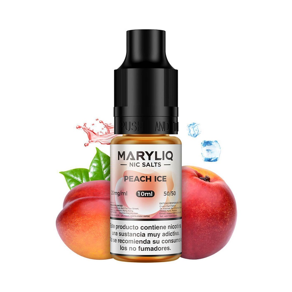 Sales de Nicotina MaryLiq by Lost Mary Peach Ice 10mg