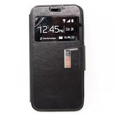 Funda de piel Huawei Y6 (2018) / Y6 Prime 2018 libro con ventana S-View