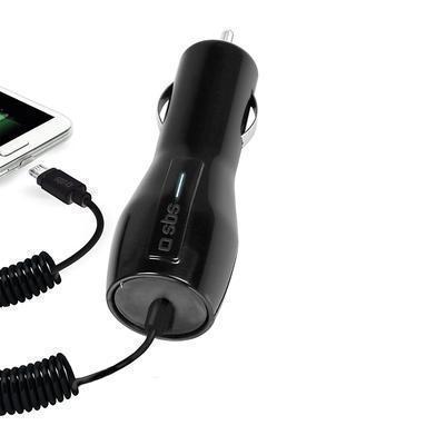 Cargador de coche universal microUSB 1A SBS