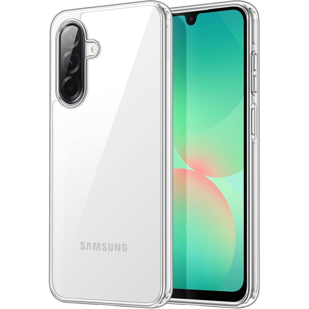 Carcasa Samsung Galaxy A26 5G hybrid (bumper + trasera transparente)