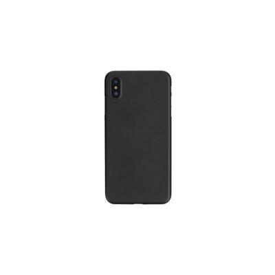 Funda silicon gel Premium iPhone X / XS slim negra mate