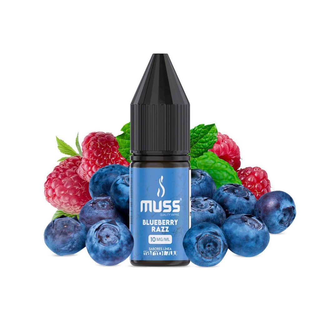 Sales de Nicotina Muss Blueberry Razz 10mg