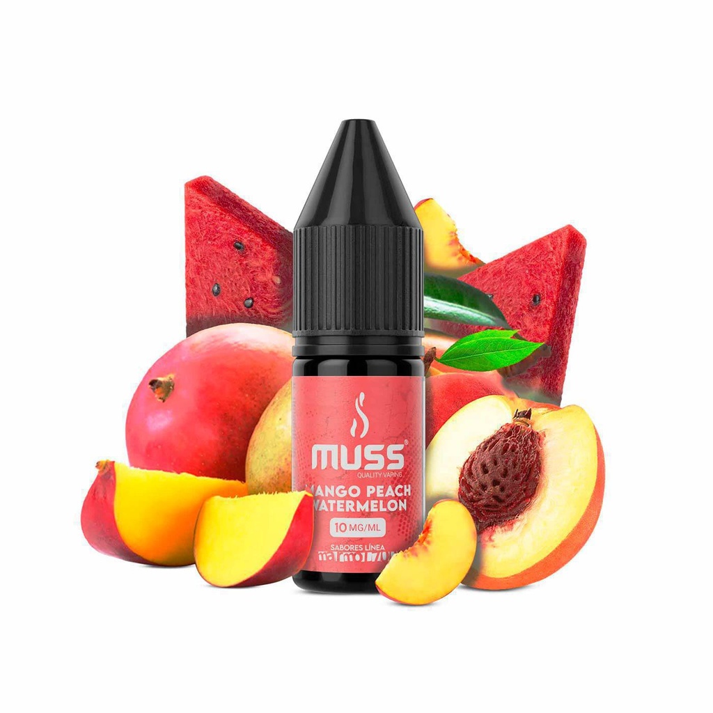 Sales de Nicotina Muss Mango Peach Watermelon 10mg
