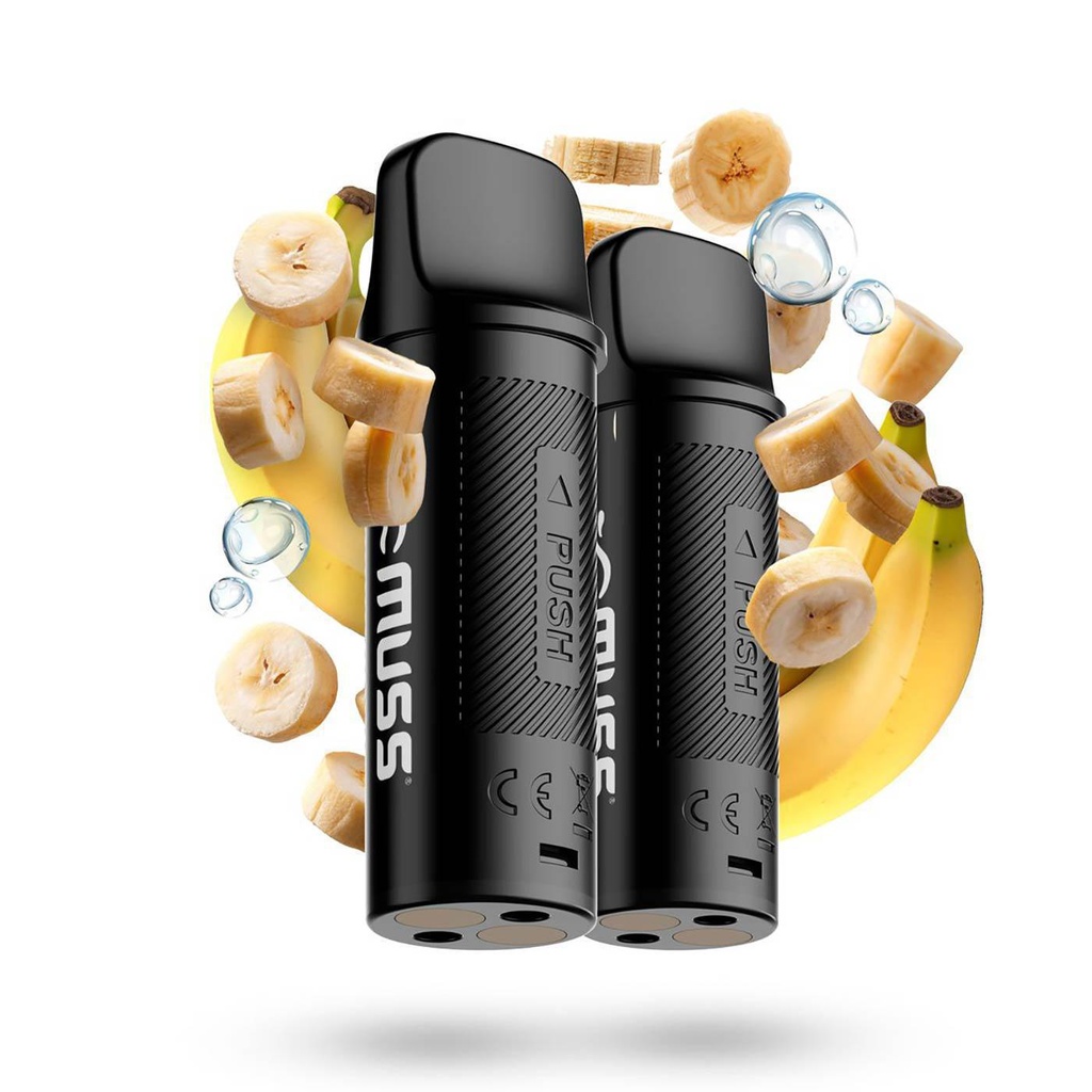 Cartucho Muss Marmol Pro Triple Banana (Pack 2 Unidades)