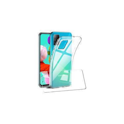 Protector cristal templado + funda silicona Samsung Galaxy A51