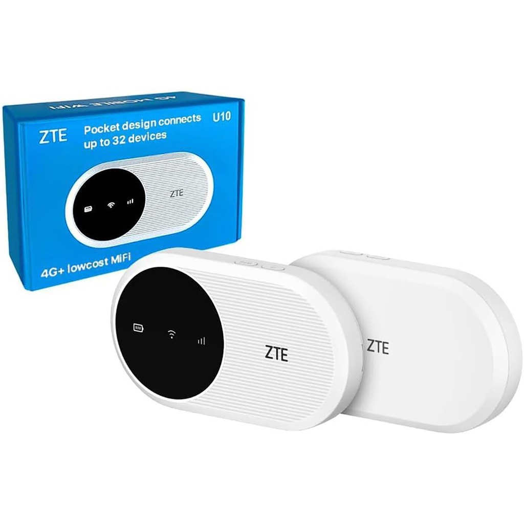 ZTE U10 router módem 4G WiFi 6 blanco