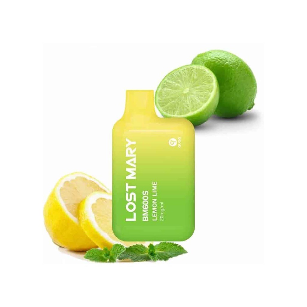 Vaper desechable ELFBAR Lost Mary BM600S Lemon Lime 20MG