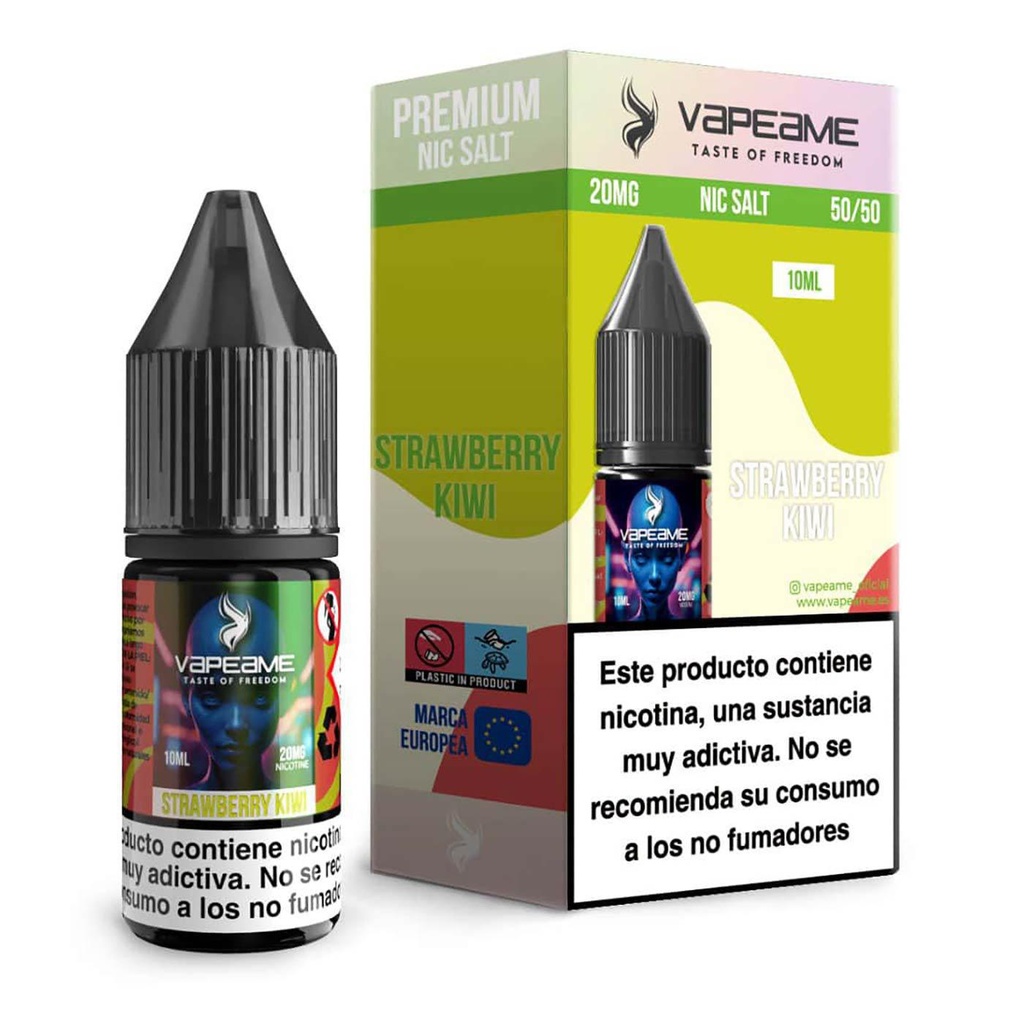 Premium E-Liquid 10ML, 20mg nicotina, Strawberry Kiwi