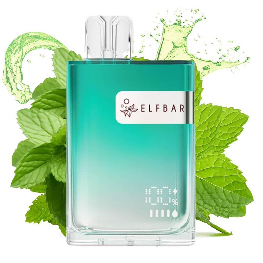 Vaper desechable ELFBAR CR8000 Mary Menta Sin Nicotina