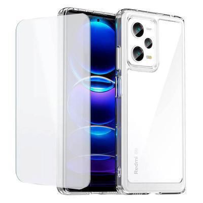 Protector cristal templado + carcasa híbrida Xiaomi Redmi Note 12 Pro 5G