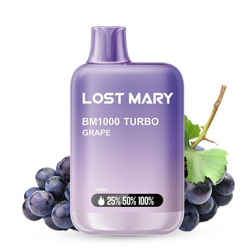 Vaper Lost Mary BM1000 TURBO Grape 20mg