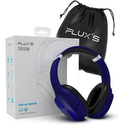 [MLBFA] Auriculares inalámbricos Flux's Orion Bluetooth 5.0, Admite tarjeta MicroSD, Radio FM, color azul