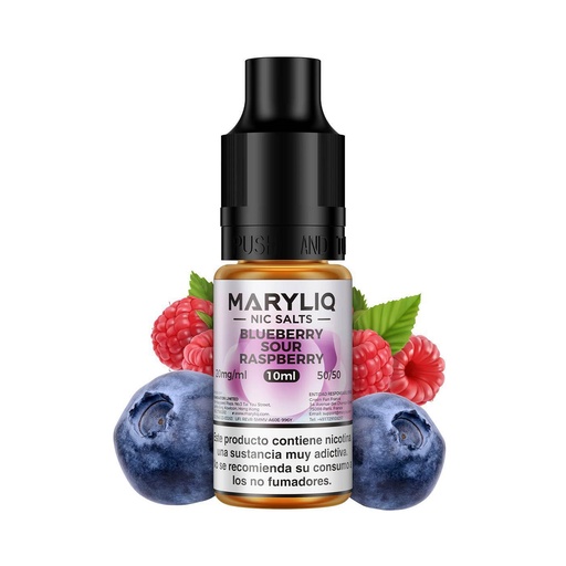 [SNLMBSR10] Sales de Nicotina MaryLiq by Lost Mary Blueberry Sour Raspberry 10mg