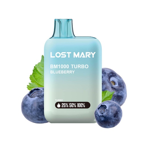 Vaper Lost Mary BM1000 TURBO Blueberry 20mg