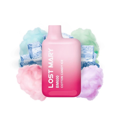 [ELFLM20CCI] Vaper Lost Mary BM600 Cotton Candy Ice 20MG