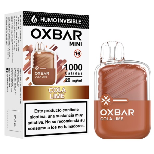 Oxbar Mini Sin Humo Cola Lime 20mg