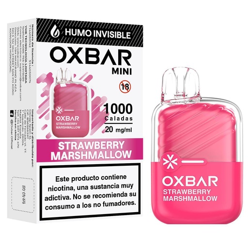 Oxbar Mini Sin Humo Strawberry Marshmellow 20mg