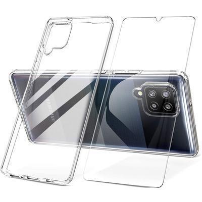 Protector cristal templado + funda silicona Samsung Galaxy A42 5G