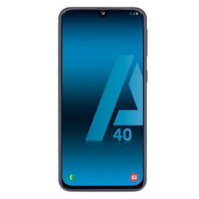 Maqueta original Samsung Galaxy A40 con simulación de pantalla encendida, color
