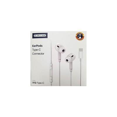 [MLUSBTC] Manos libres estéreo Jellico X12 USB-C blanco