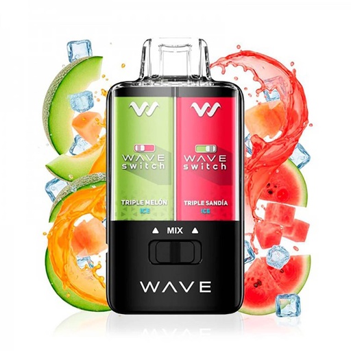 Vaper Bud Vape Wave Triple Sandia Ice & Triple Melon Ice Sin Nicotina 16ml