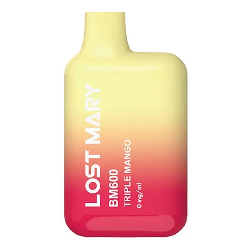 Vaper desechable ELFBAR Lost Mary BM600 Triple Mango Sin Nicotina