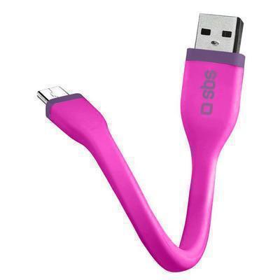 Cable de datos SBS mini 12cm microUSB