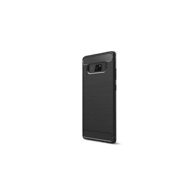 Funda silicona Samsung Galaxy Note 8, alta protección e inserciones simil fibra de carbono