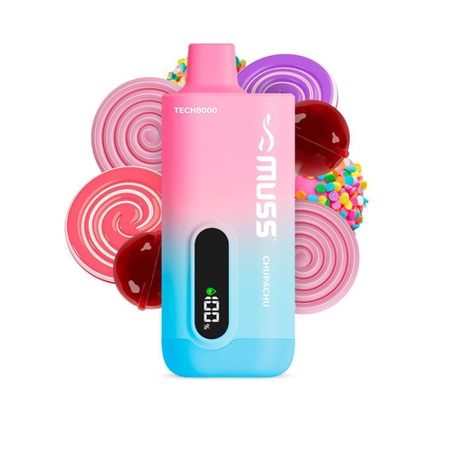 Muss Tech 8000 Chupachu Sin Nicotina 15ML