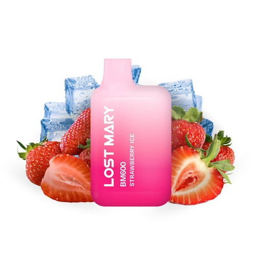 [ELFLM20SI] Vaper Lost Mary BM600 Strawberry Ice 20MG