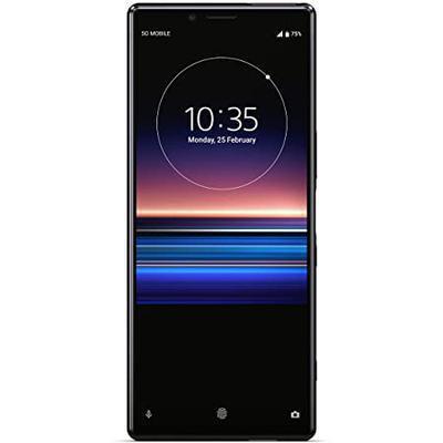 Maqueta original Sony Xperia 1 con simulación de pantalla encendida, color