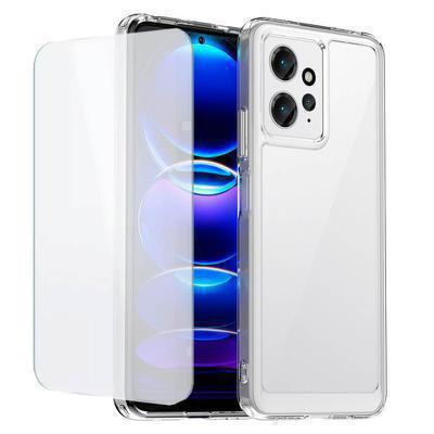 Protector cristal templado + carcasa híbrida Xiaomi Redmi Note 12 4G