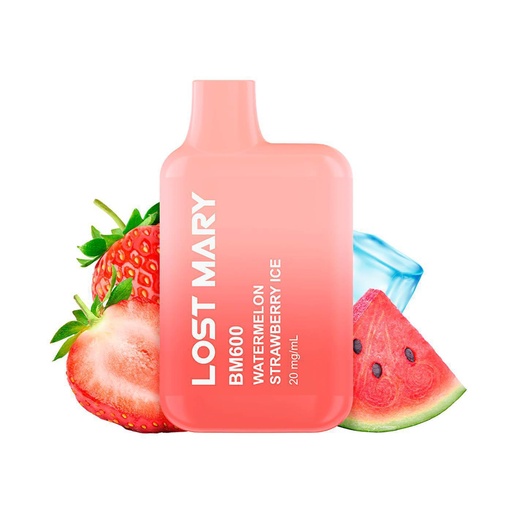 [ELFLM20WSI] Vaper Lost Mary BM600 Watermelon Strawberry Ice 20MG